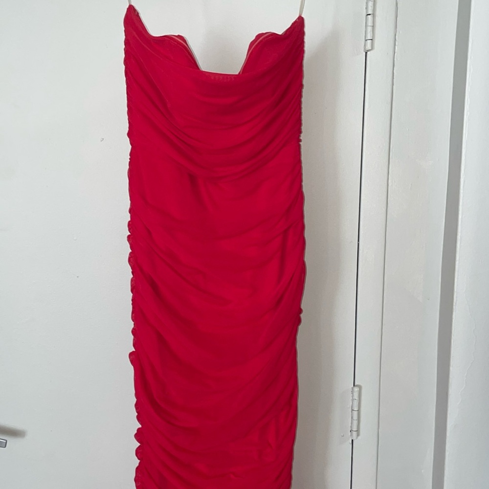 Red dress